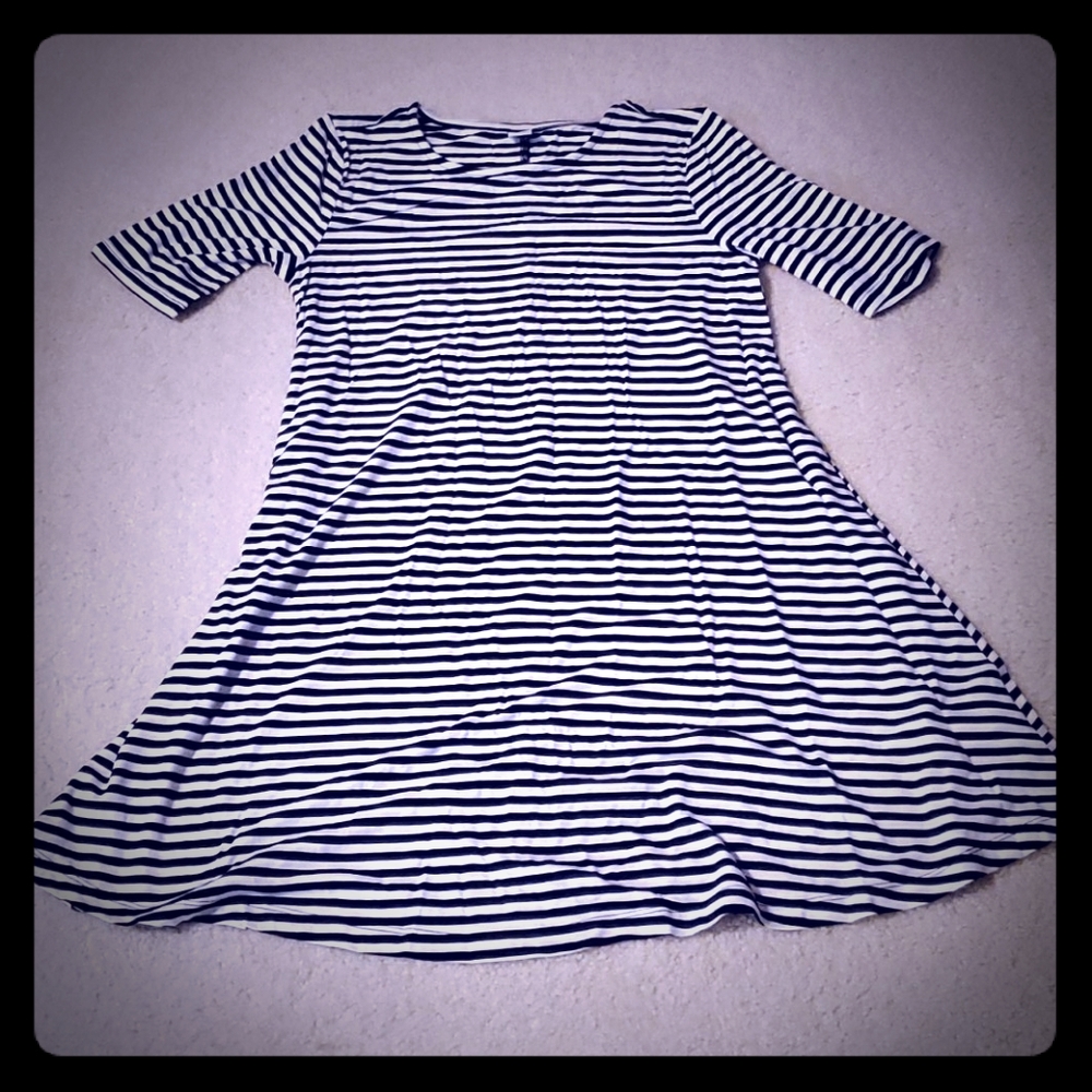 Old Navy Striped Swing Dress
